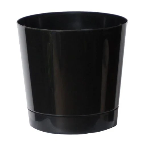 Brighter Blooms Black Decorative Pot
