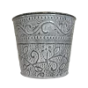 Brighter Blooms Decorative Ensley Pot - Tin (Antique White)
